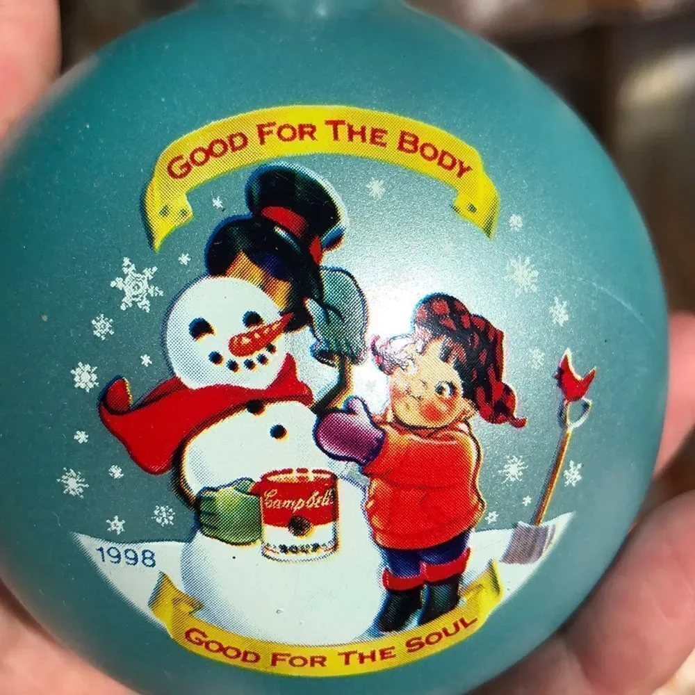 1998 Campbell’s Ornament NIB Features Classic recipes collectible brochure retro